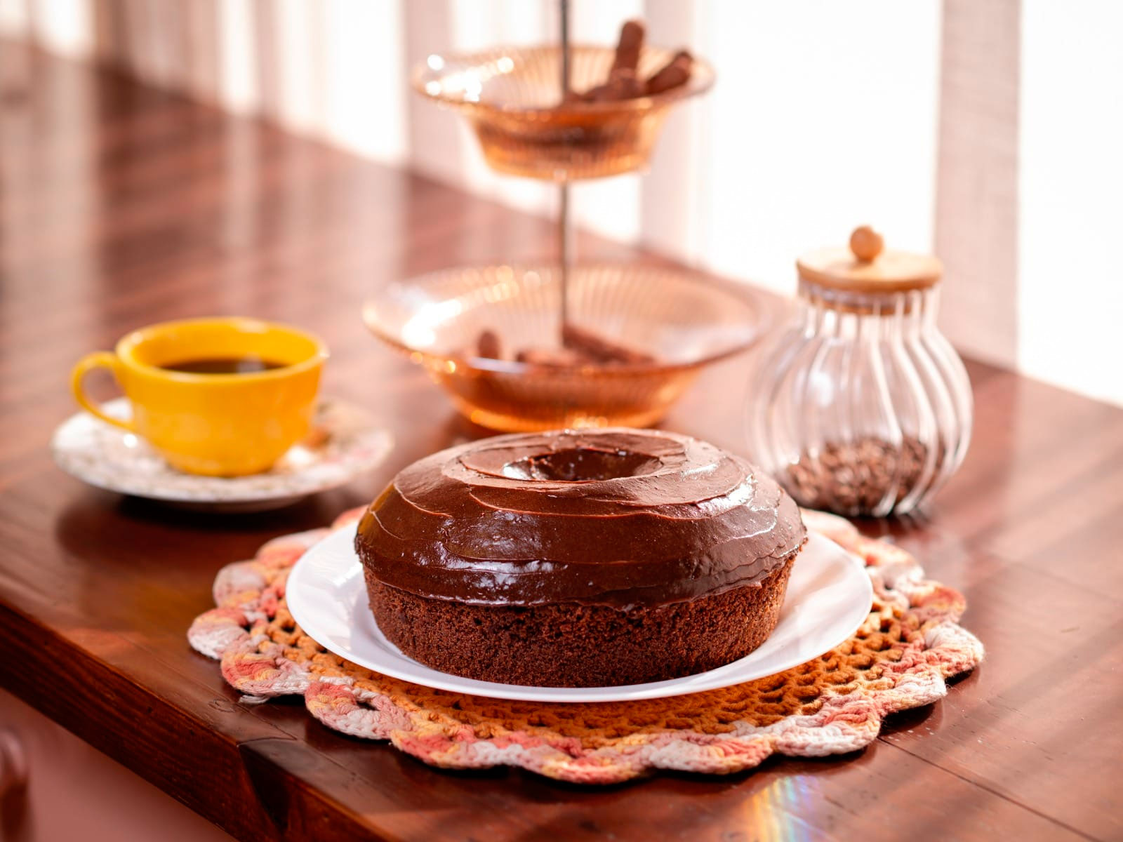 Bolo de chocolate Vovó faz Bolo